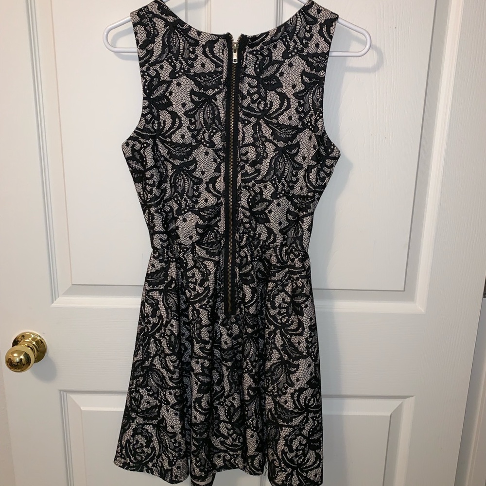 Black lace dress